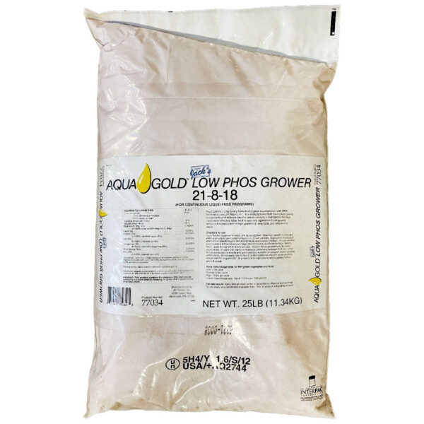 Jack's Fertilizer 21818 Aquagold Low Phos Merchant’s Garden